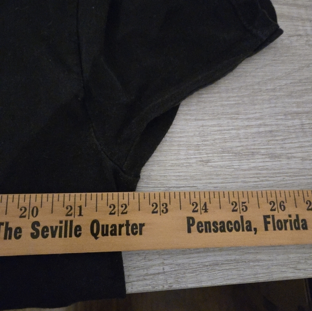 Vintage Cry Of The Wild Wolf Tee Black T Shirt  Mens Size XL Tultex Front Back - Picture 5 of 6